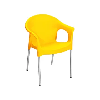صندلی پایه فلزی دسته دار کد 990