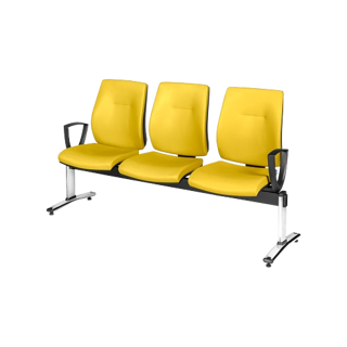 نیمکت انتظار 3 نفره مدل FLUTE WF460P