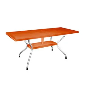 میز مستطیل پایه فلزی 6 نفره کد 921
