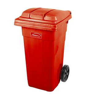 سطل پدالی چرخدار 120 لیتری کد 5125
